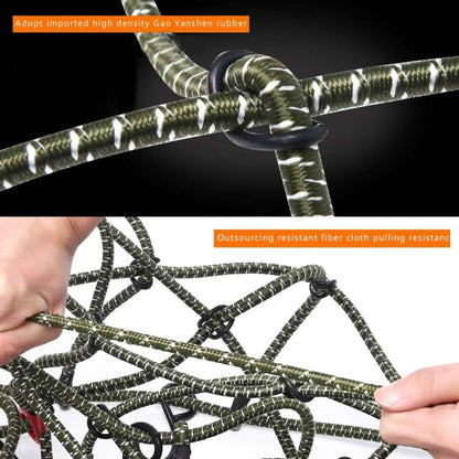 Stretchable Cargo Net For Roof Carriers and Double Cabin Trucks