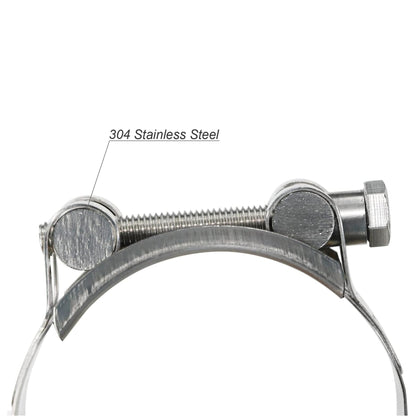 56-59mm T-bolt Hose Clamp Stainless Steel