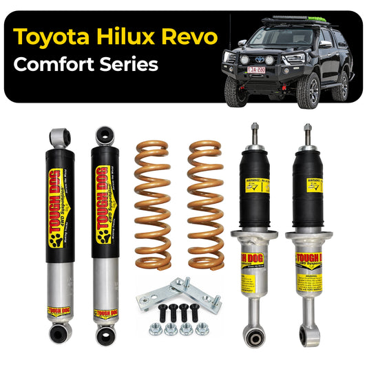 Tough Dog Suspension - Toyota Hilux Revo - 40mm Lift Foam Cell Kit Steel Bullbar 