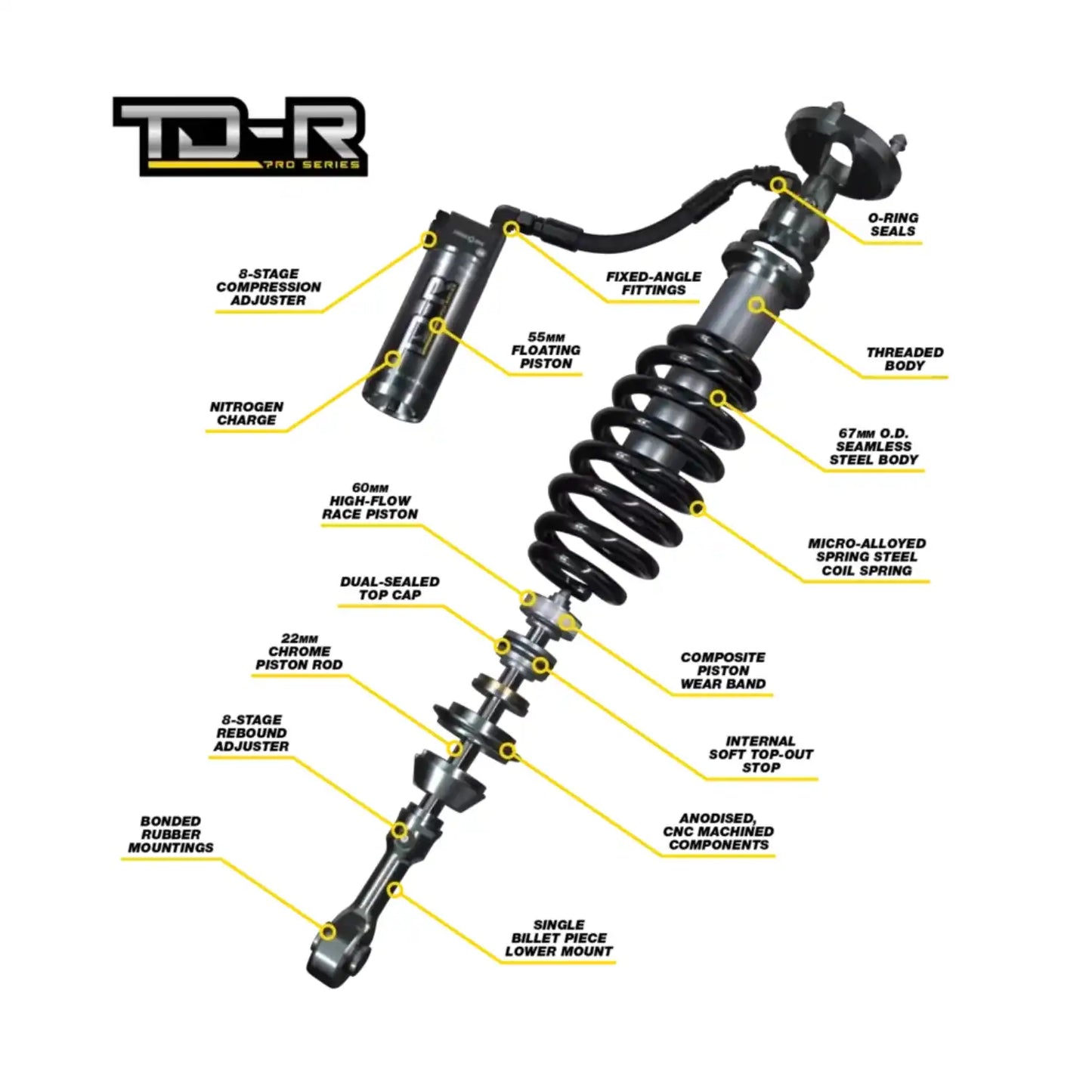 Tough Dog TD-R Pro-Series for Toyota Hilux Revo