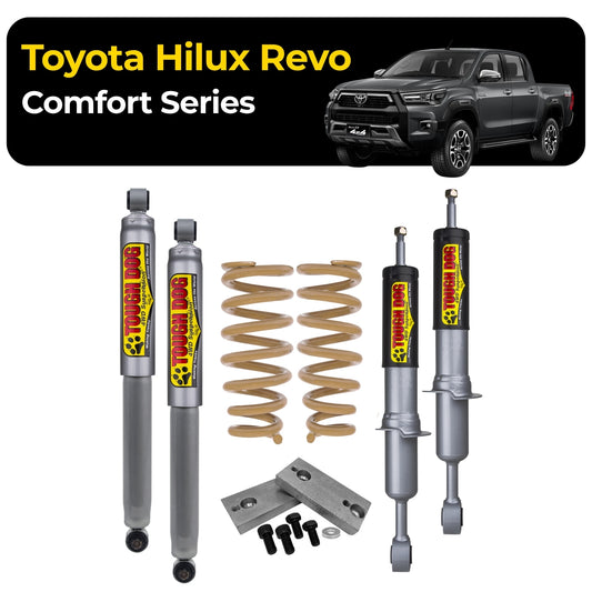 Tough Dog - Toyota Hilux Revo Stock Bumper with Super Soft Rear Shocks - Foam Cell Shocks Comfort Series