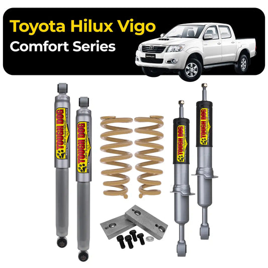 Tough Dog Suspension - Toyota Hilux Vigo - 40mm lift Foam Cell Kit with Super Soft Rear  - Comfort Series
