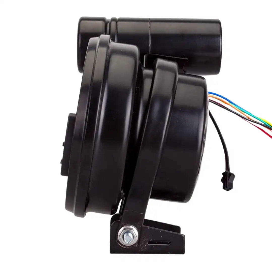 Universal 4-in-1 Automotive Tachometer – 5 inch RPM Gauge with Seat Mount (12V)