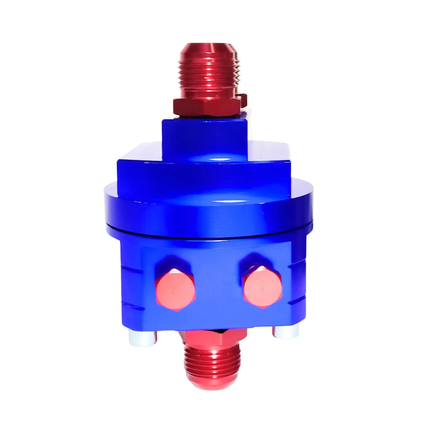 Billet Oil Filter Relocation Kit Universal AN10 Fittings Blue Color