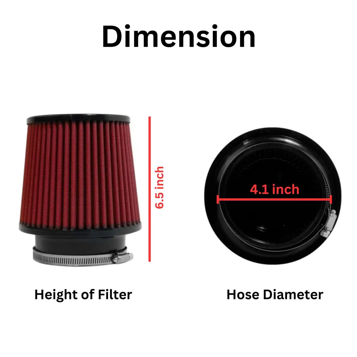 Universal Air Intake Filter