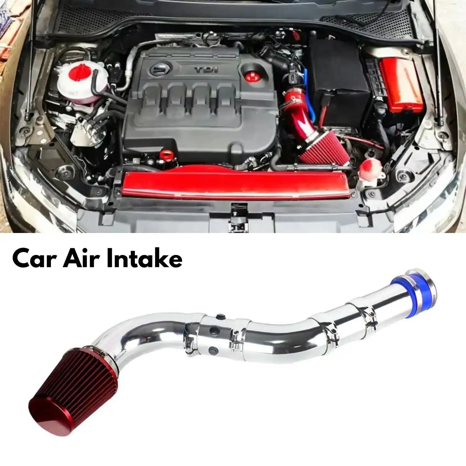 Universal Aluminum High Performance Racing Car Air Intake Pipe