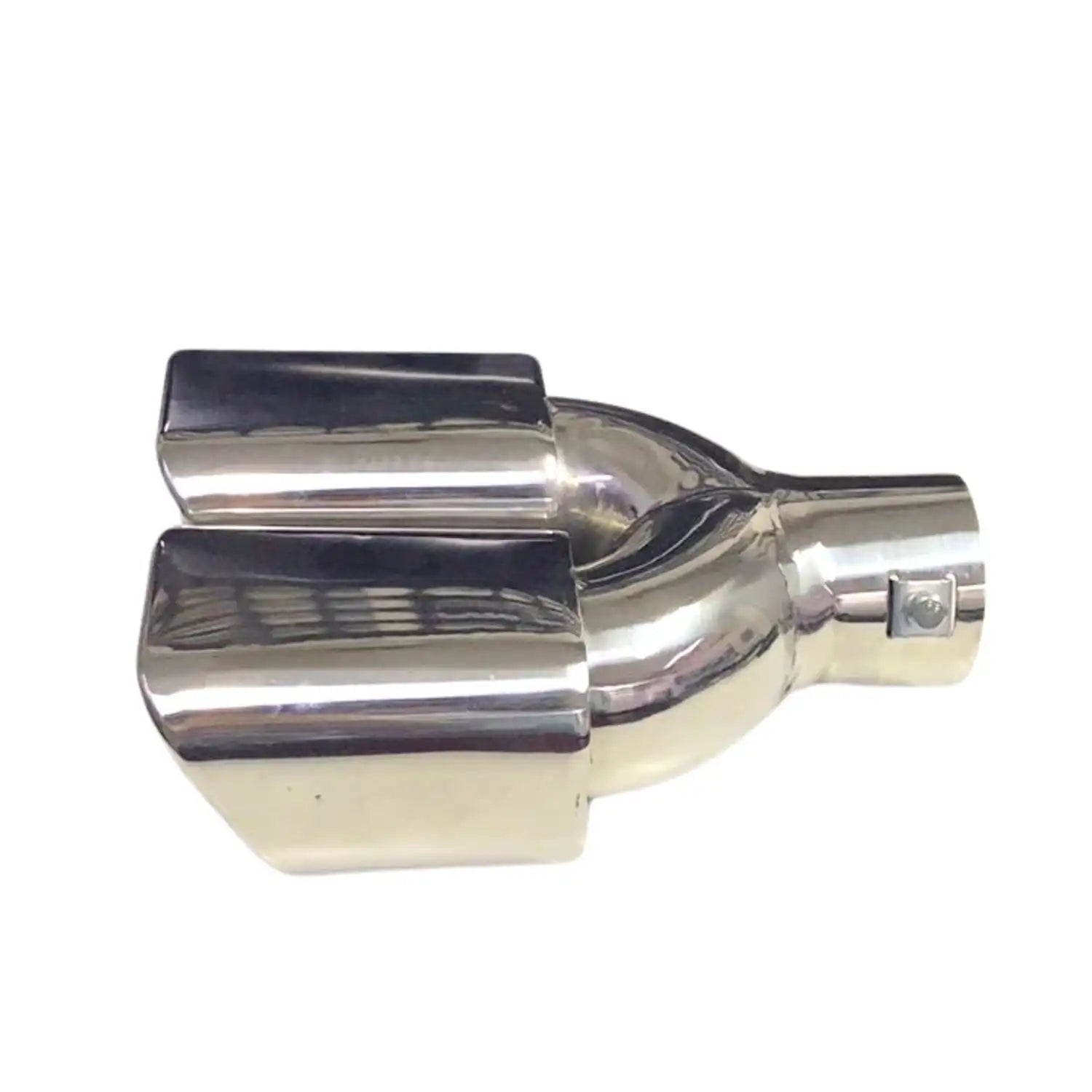 Universal Car Exhaust Muffler Tip - Silver