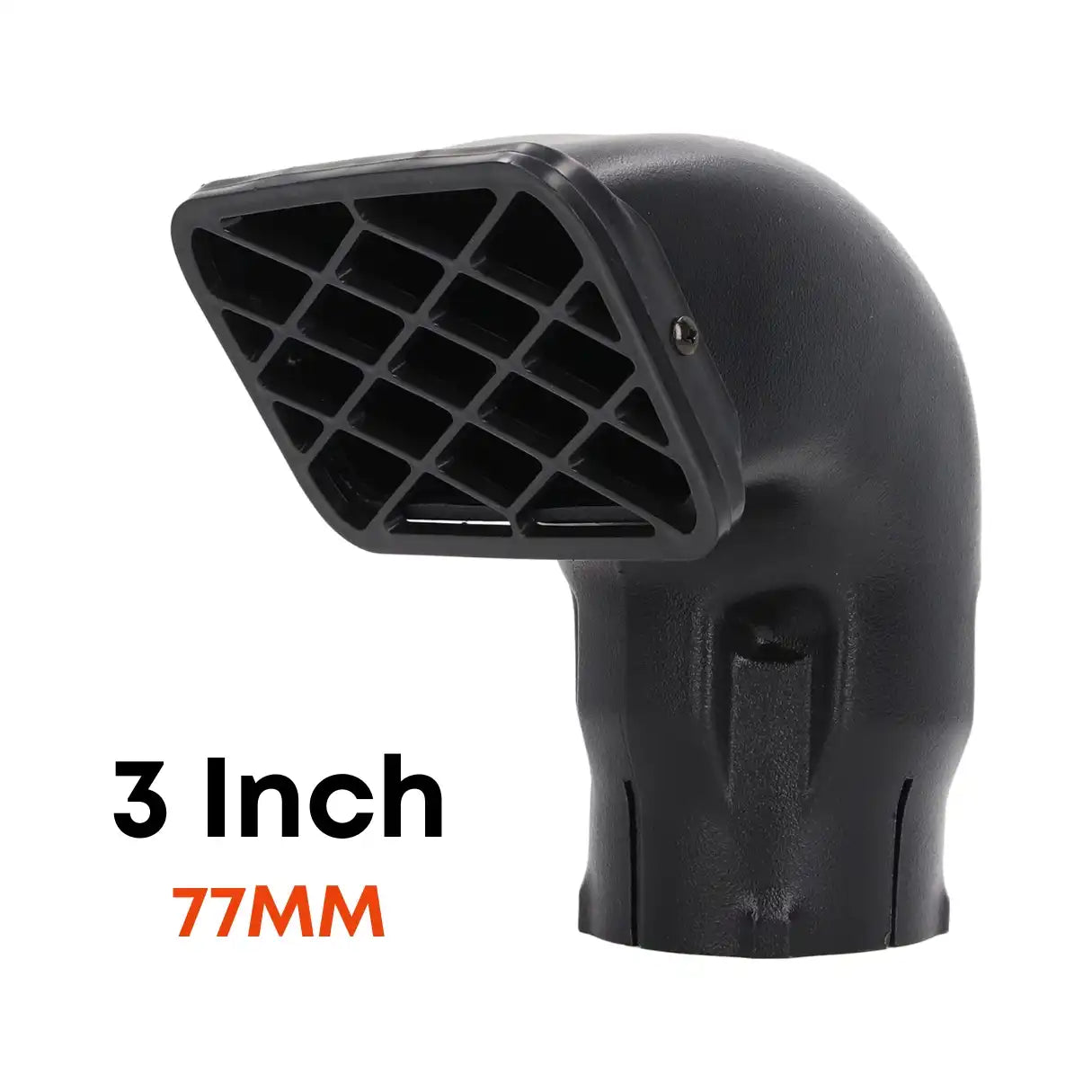 Universal Fit for Ram Inlet Intake Snorkel Head 3 inch Inner Diameter 4x4 Off Road