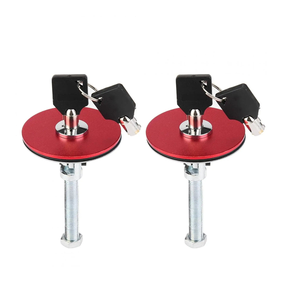Universal Key Pin Universal Hood Lock Pin Engine Bonnet Lock Kit with Keys - Red – Full ...