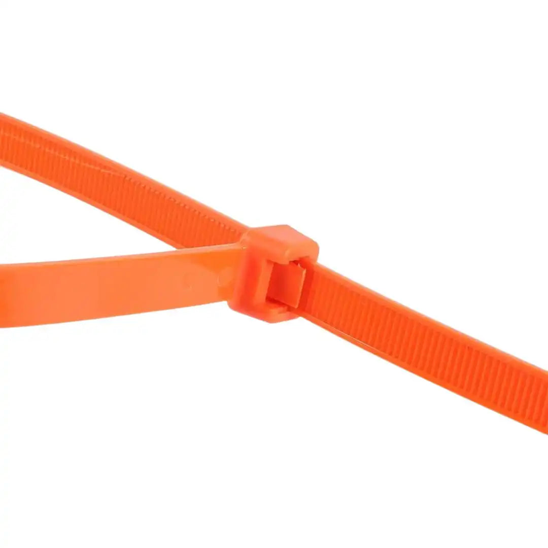 Pack of 4 Universal Nylon Snow Tire Chains (Orange) | 93.5cm Length