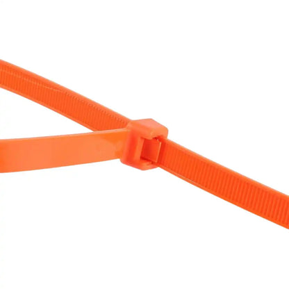 Pack of 4 Universal Nylon Snow Tire Chains (Orange) | 93.5cm Length