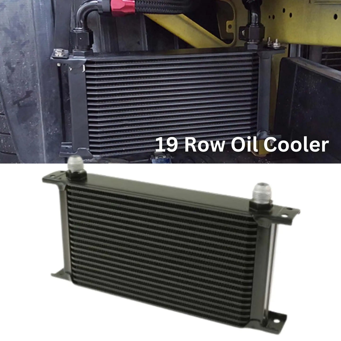 Universal Performance Aluminium 19 Row Oil Cooler