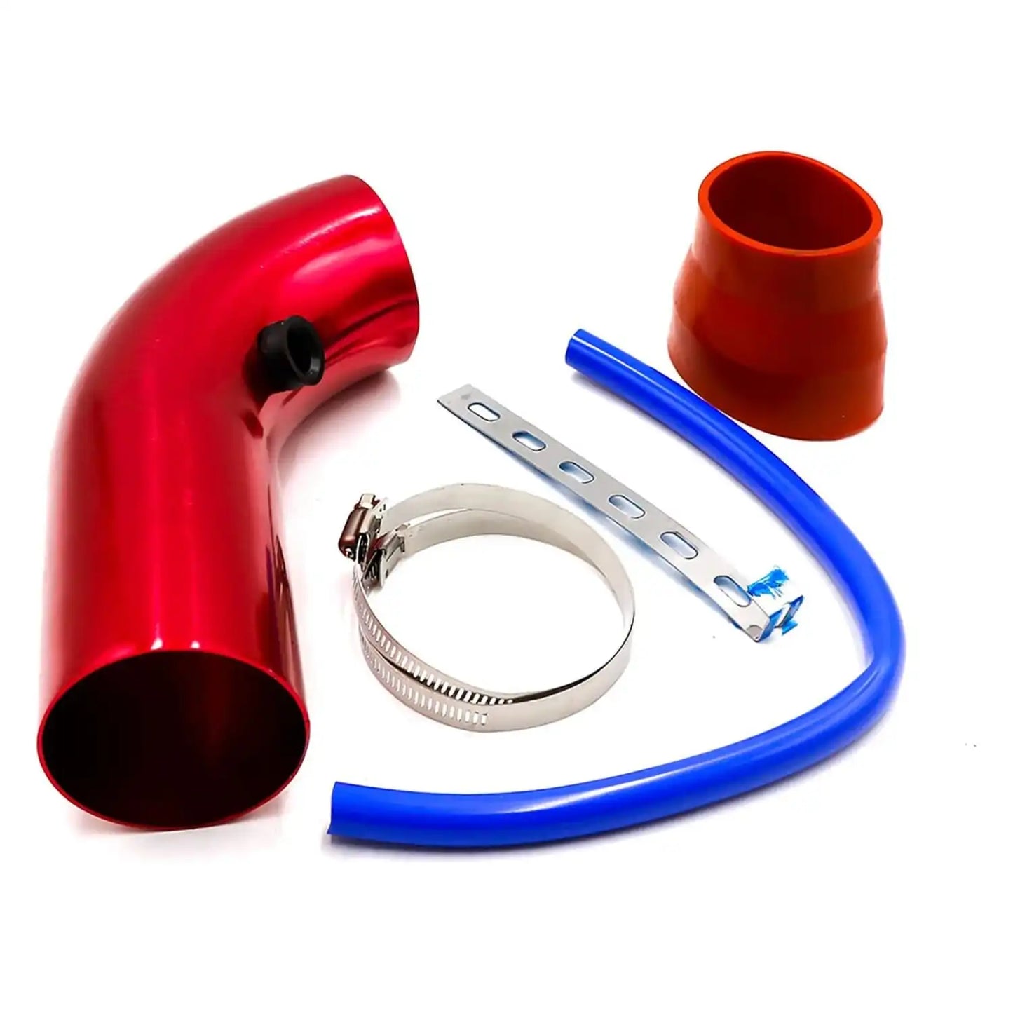 Universal Aluminum Air Intake Pipe Kit – High-Performance Duct Tube with Filter Hose