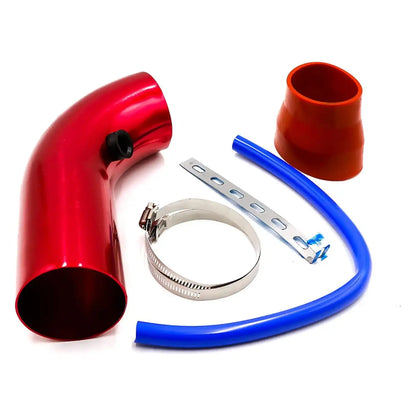 Universal Aluminum Air Intake Pipe Kit – High-Performance Duct Tube with Filter Hose