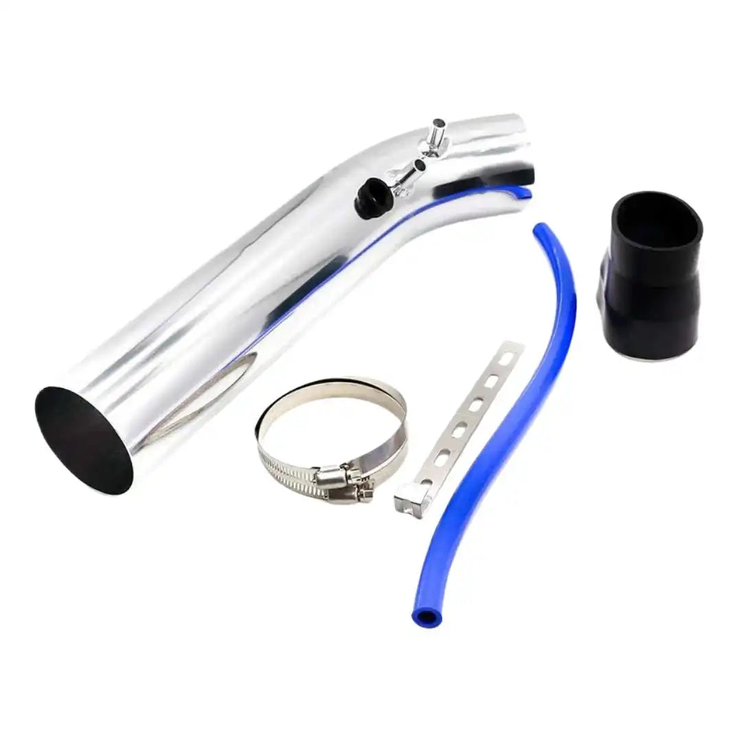Universal Chrome Aluminum Air Intake Pipe Kit – Boost Power & Performance