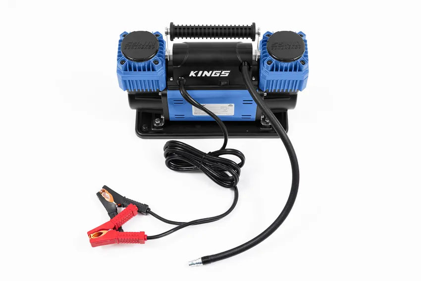 Kings Thumper Max Dual Air Compressor MkII | 300L/min | 12v | 8m hose