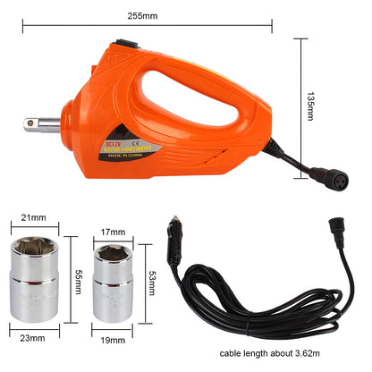 12V Car Tire Change Tools Tyre Screw Removal Impact Driver Electric Wrench Gun Set 480N.M Torque Auto Accessories Off Road 4x4 Full Throttle Pakistan