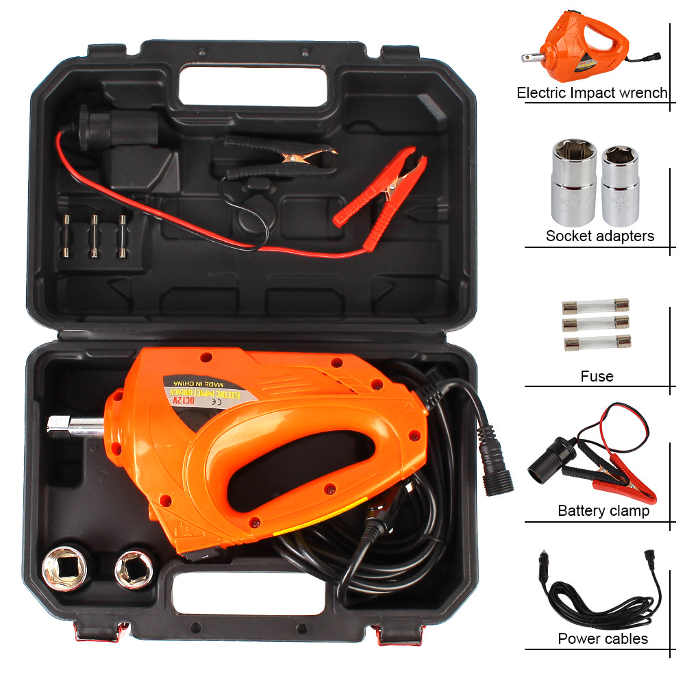 12V Car Tire Change Tools Tyre Screw Removal Impact Driver Electric Wrench Gun Set 480N.M Torque Auto Accessories Off Road 4x4 Full Throttle Pakistan