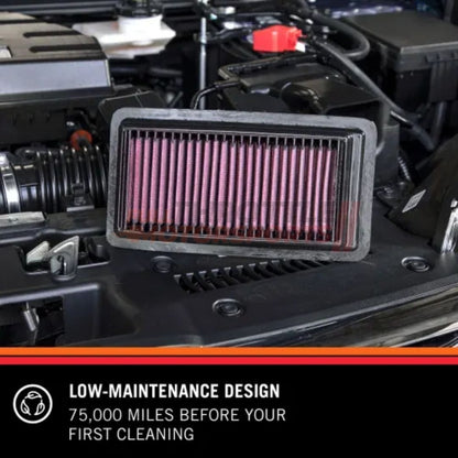 33-3045 K&N High Flow Air Filter for Toyota Hilux Revo & Fortuner Full Throttle Pakistan