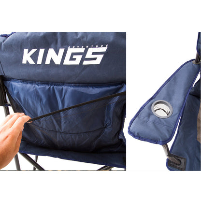 Adventure Kings Throne Camping Chair | Rated to 300kg | Xtra Thick Padding | Incl Carry Bag Full Throttle Pakistan