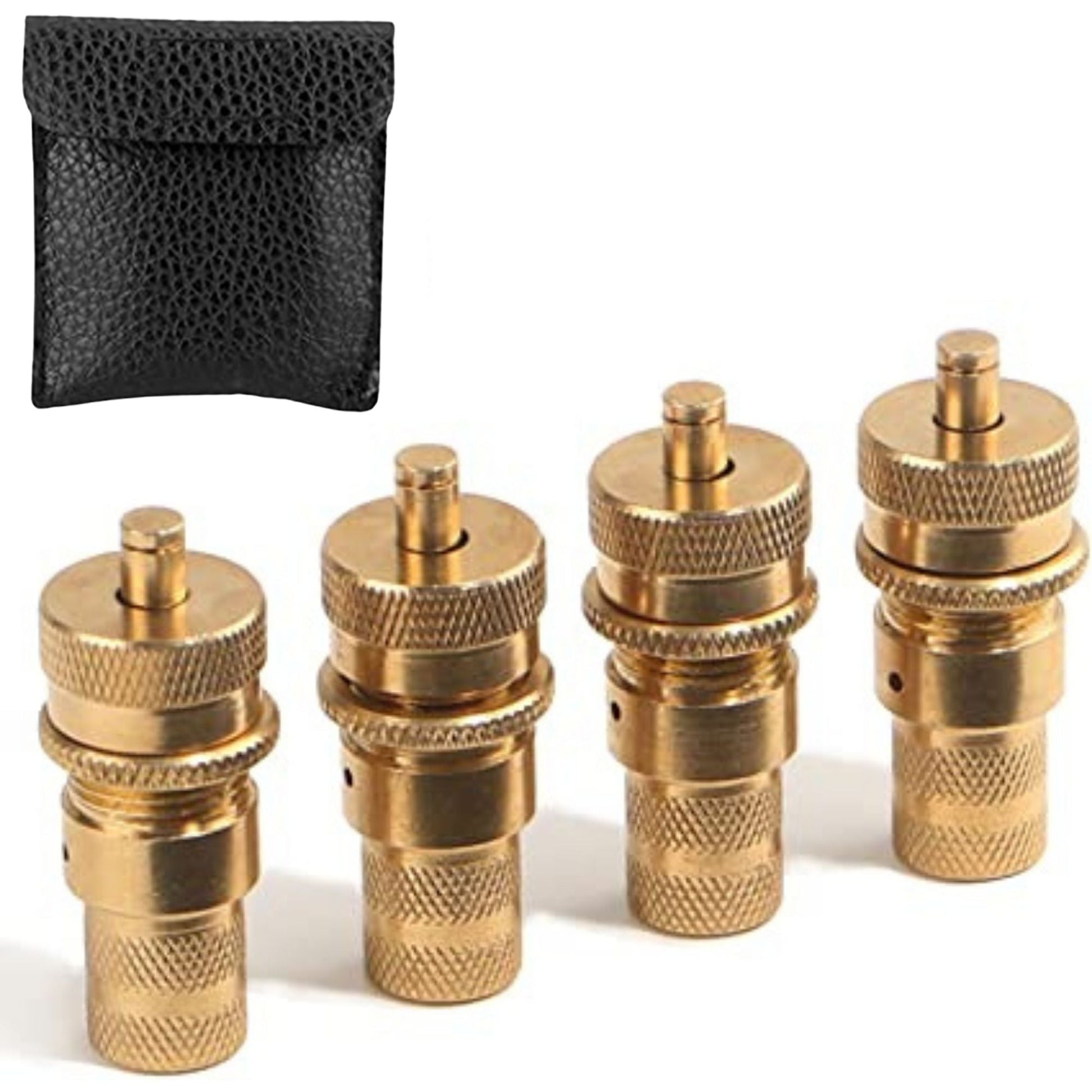 Automatic Tire Deflator, 6-30 PSI Tyre Deflator Kit with Storage Bag for Car, Tires, Truck, Motorcycle, Jeep and ATV (4 Pack) Full Throttle Pakistan