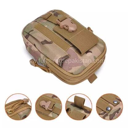 Tactical Belt Waist Pouch Bag For Camping Hunting Climbing