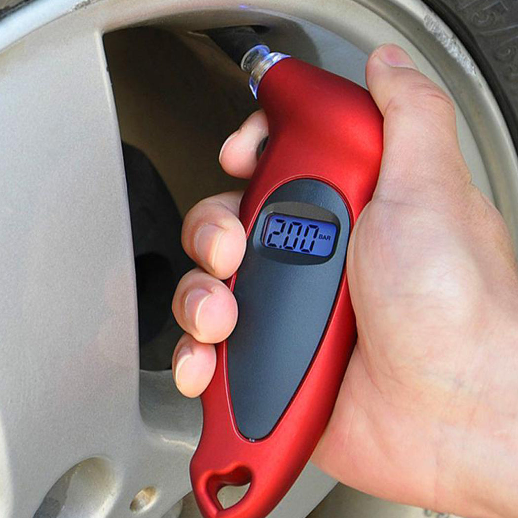 Digital Tyre Air Pressure Gauge / Digital Tire Pressure Gauge / Tyre Air Checker / Motorcycle Motor Car Tyre Pressure Guage Full Throttle Pakistan