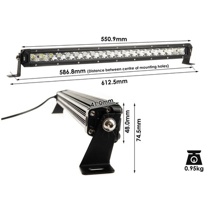 Kings 20 inch LETHAL MKIII Slim Line LED Light Bar | 1 Lux @ 424m | 5700 Lumens | Fitted with OSRAM LEDs
