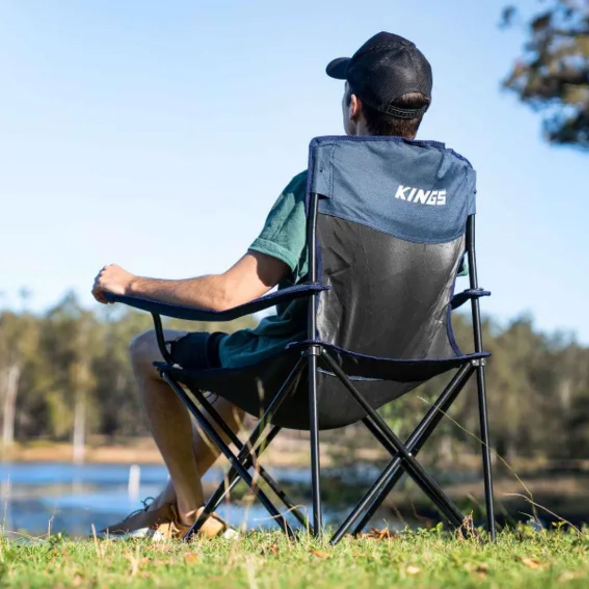 Kings Essential Camping Chair | Light Weight | Included Carry Bag Full Throttle Pakistan