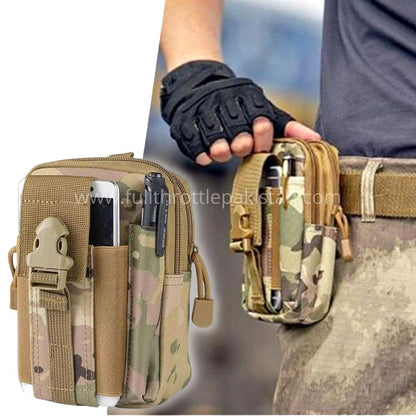 Tactical Belt Waist Pouch Bag For Camping Hunting Climbing
