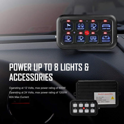 Universal Car Off Road Light Rocker Switch Panel Full Throttle Pakistan