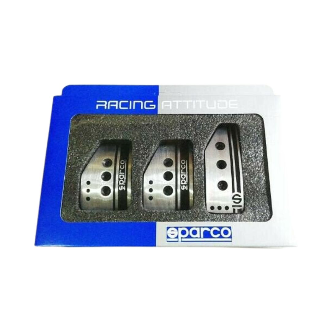 UniversalCar Pedal Pads For Auto Manual Transmission Silver